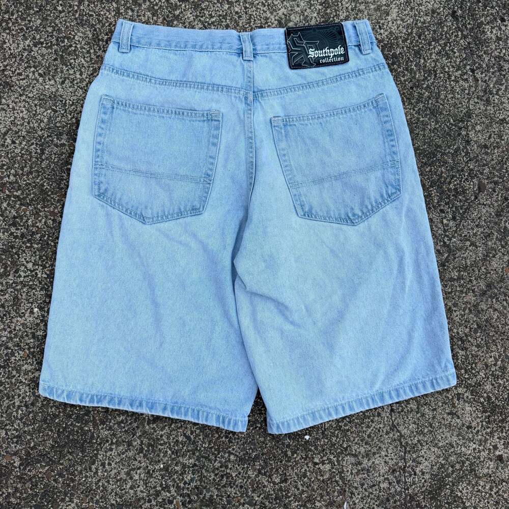 Vintage Southpole Collection Light Wash Baggy Denim Jorts Size 34